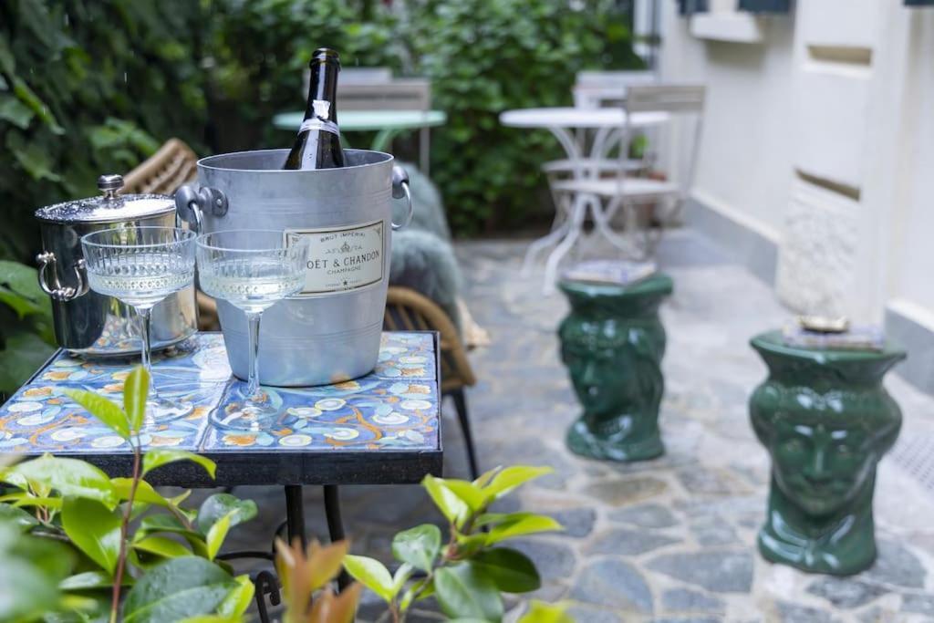 Luxury Bohemian Suite With Private Garden In Milaan Buitenkant foto