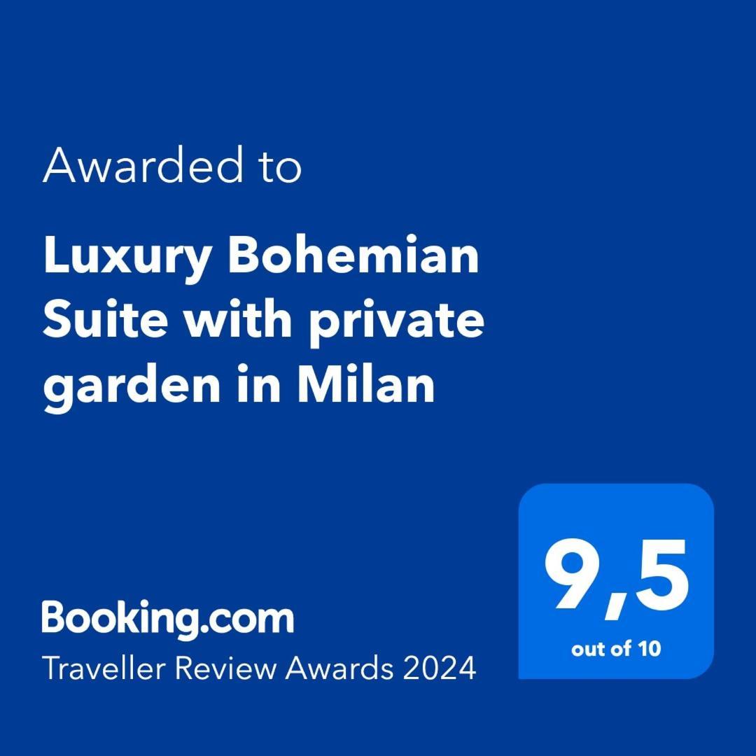 Luxury Bohemian Suite With Private Garden In Milaan Buitenkant foto